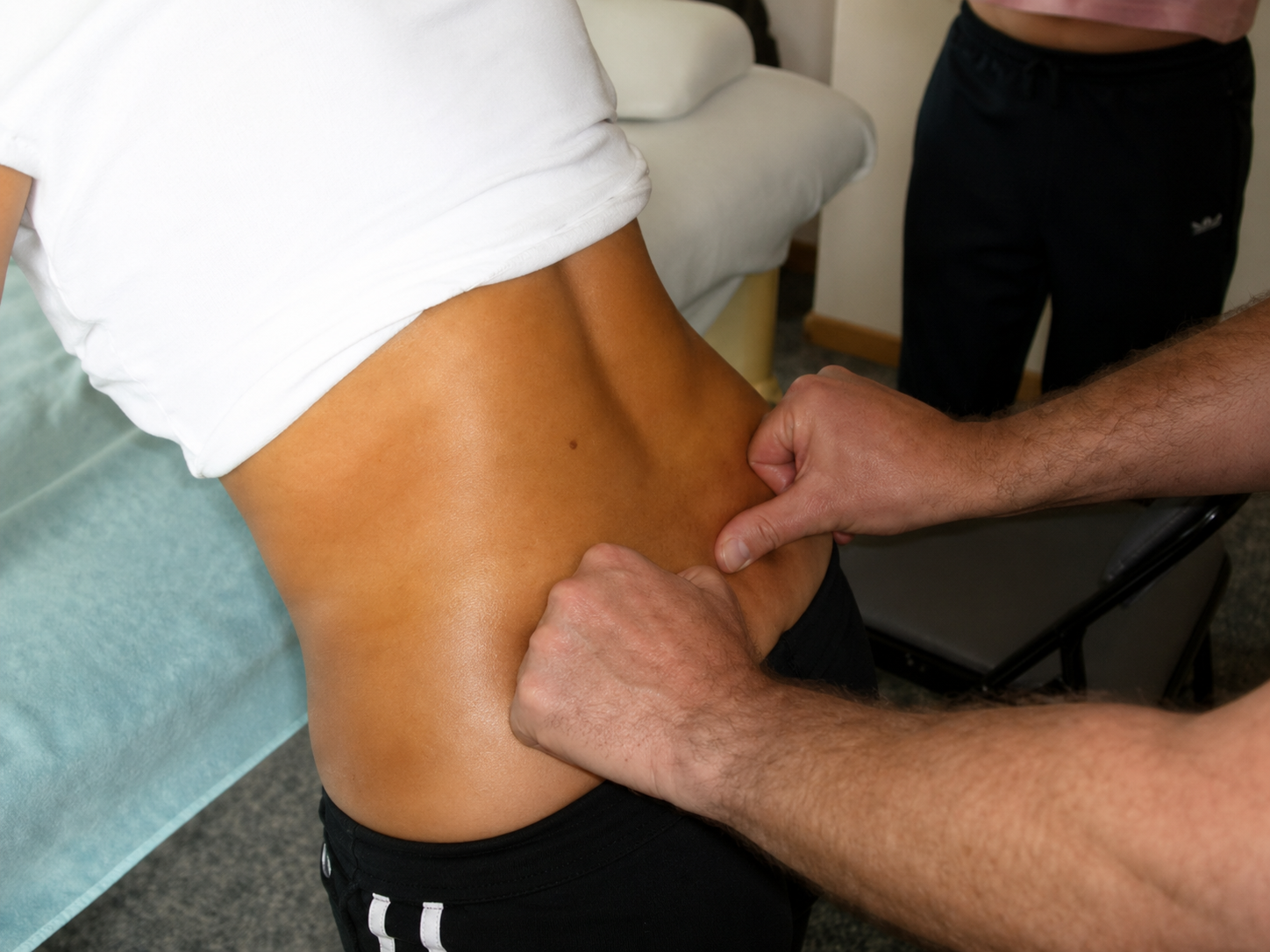 Learning a typical sacrum check