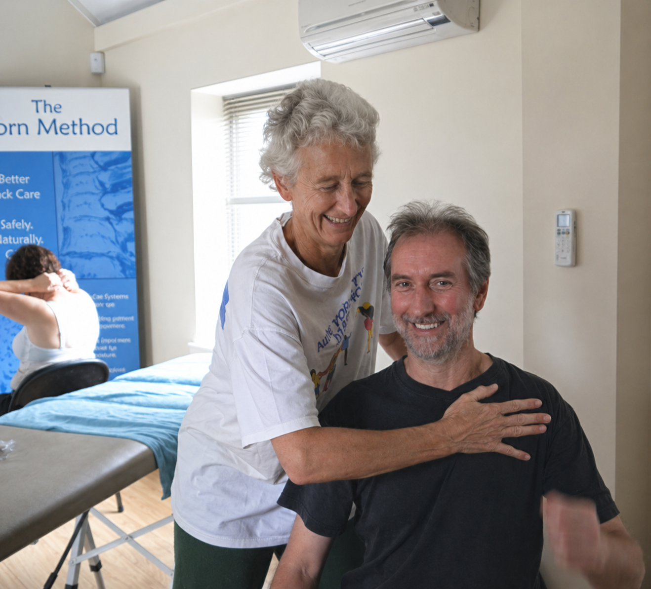 Brigitte teaching collar bone correction technique