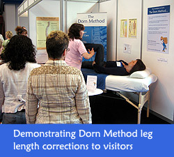 Dorn Method at the Holistic Health NEC Show April 2009 image 3